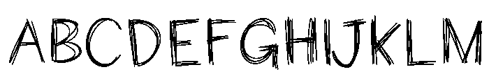 Wonky Parade Medium Font UPPERCASE