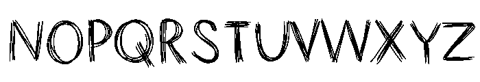 Wonky Parade Medium Font UPPERCASE