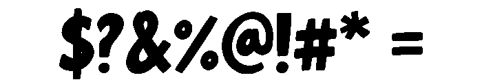 Wonky Wildlings Reguler Font OTHER CHARS