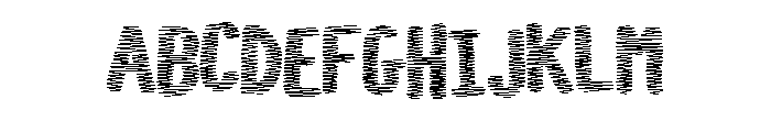 Wonky Zigzag Embroidery Regular FONT