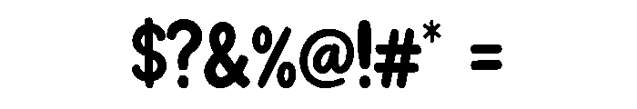 Wonkybell Regular Font OTHER CHARS
