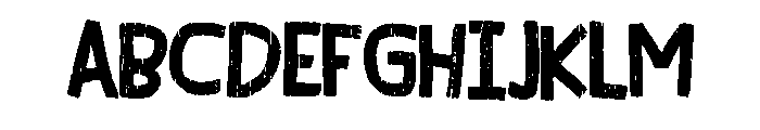 Wood Plank Regular Font UPPERCASE
