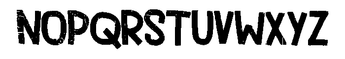 Wood Plank Regular Font UPPERCASE