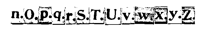 Wood Print Blocks By Sq Regular Font LOWERCASE