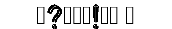 Wood Regular Font OTHER CHARS