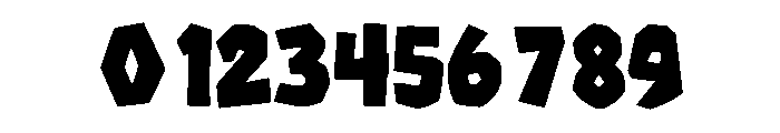 Woodblock Cutter Font OTHER CHARS