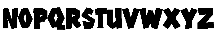 Woodblock Cutter Font UPPERCASE