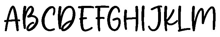 Woodland Script Font UPPERCASE