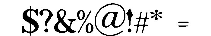 Woodsman_Script Font OTHER CHARS