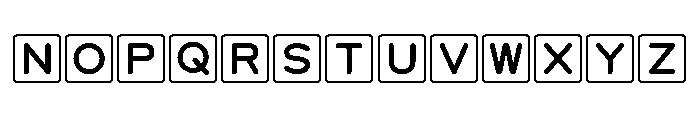 Word Guess Regular Font UPPERCASE