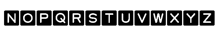 Word Guess Regular Font LOWERCASE
