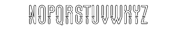 Word Loves Regular Font UPPERCASE