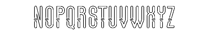 Word Loves Regular Font LOWERCASE