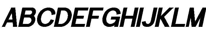 Worgant Black Italic Font UPPERCASE
