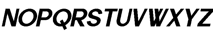 Worgant Black Italic Font UPPERCASE