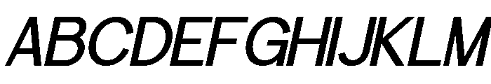 Worgant Bold Italic Font UPPERCASE