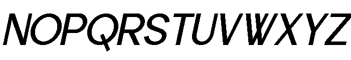 Worgant Bold Italic Font UPPERCASE