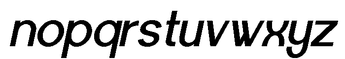 Worgant Bold Italic Font LOWERCASE
