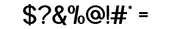 Worgant Bold Font OTHER CHARS