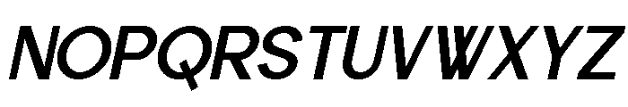 Worgant Heavy Italic Font UPPERCASE