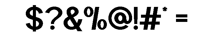 Worgant Heavy Font OTHER CHARS