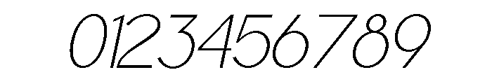 Worgant Light Italic Font OTHER CHARS