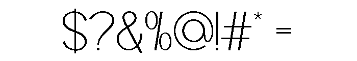 Worgant Light Font OTHER CHARS