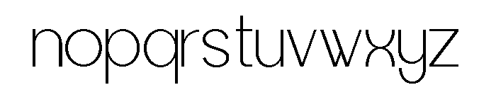 Worgant Light Font LOWERCASE