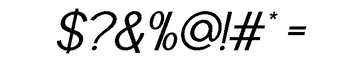 Worgant Regular Italic Font OTHER CHARS