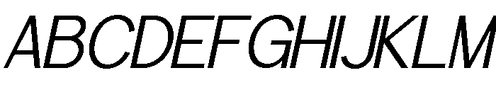 Worgant Regular Italic Font UPPERCASE