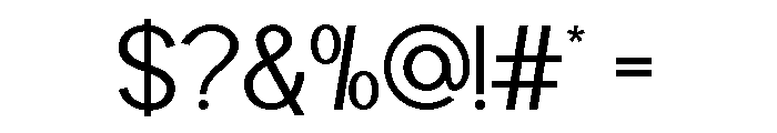 Worgant Regular Font OTHER CHARS