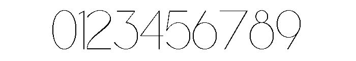 Worgant Thin Font OTHER CHARS