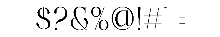 Worid Font OTHER CHARS