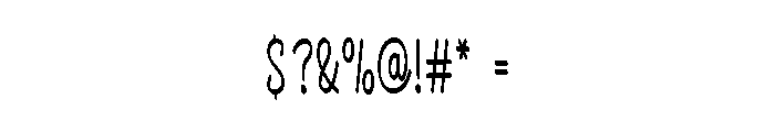 Work Overtime Font OTHER CHARS