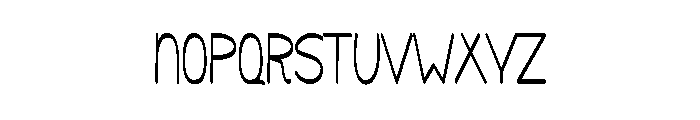 Work Overtime Font LOWERCASE