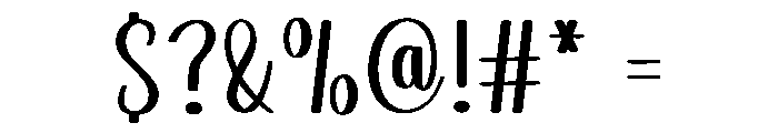 Working Dreaming Font OTHER CHARS