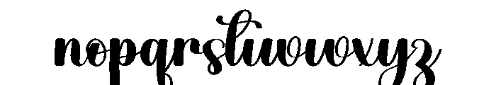 Working Dreaming Font LOWERCASE