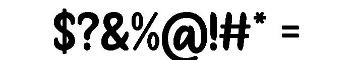 Working Mother Font OTHER CHARS