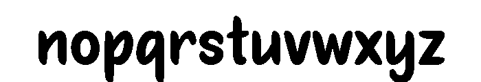 Working Mother Font LOWERCASE