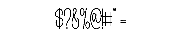Worklesing Font OTHER CHARS