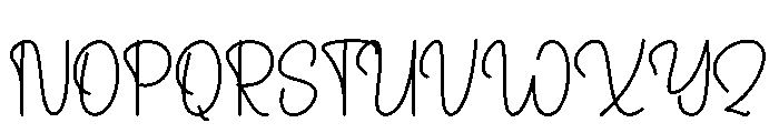 Worklesing Font UPPERCASE