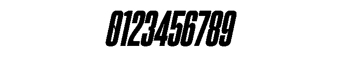 Workout Italic Font OTHER CHARS