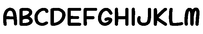 Workout Planner Font UPPERCASE