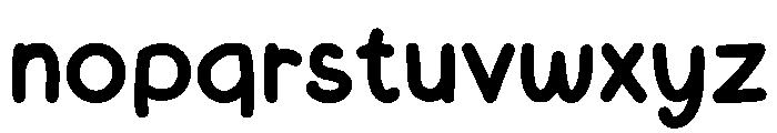 Workout Planner Font LOWERCASE