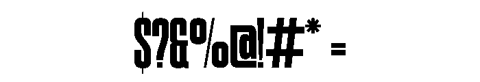 Workout Regular Font OTHER CHARS