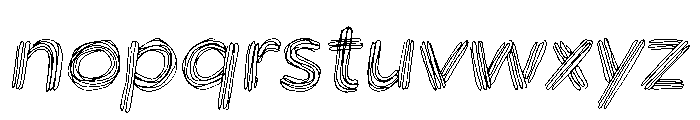 Workprint-ItalicLight Font LOWERCASE