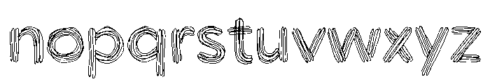 Workprint-Light Font LOWERCASE