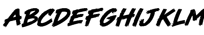 World Brush Italic Italic FONT