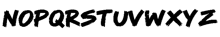 World Brush Font LOWERCASE