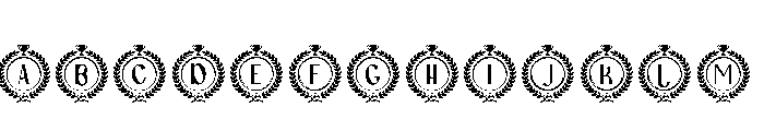 World Football Font UPPERCASE